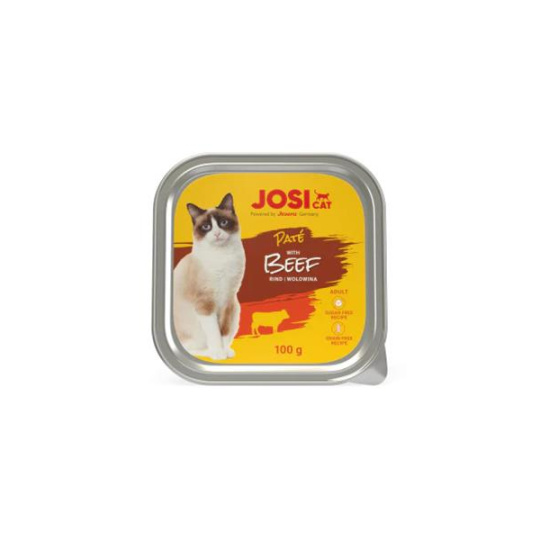 JosiCat  vanička Cat Paté with Beef 100 g