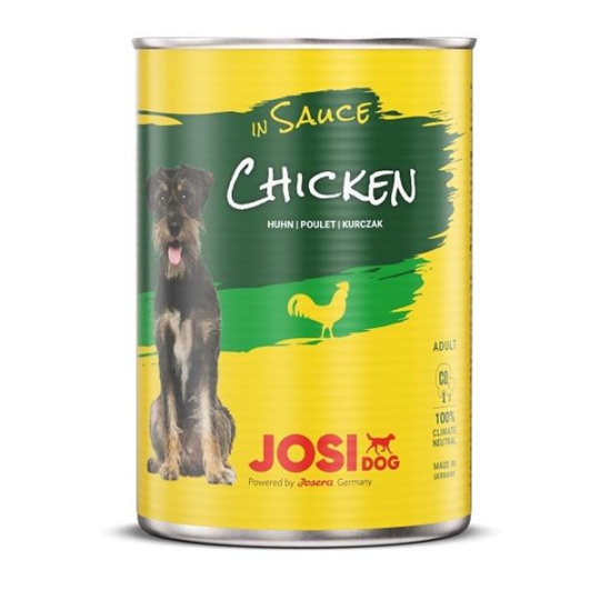 JosiDog konzerva Dog Chicken in sauce 415 g