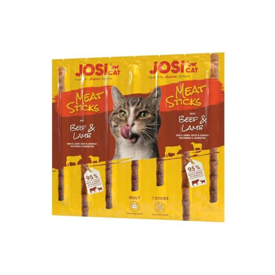 JosiCat pamlsok Cat Meat Sticks Beef&Lamb 35 g