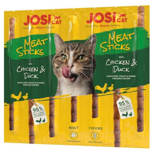 JosiCat pamlsok Cat Meat Sticks Chicken&Duck 35 g