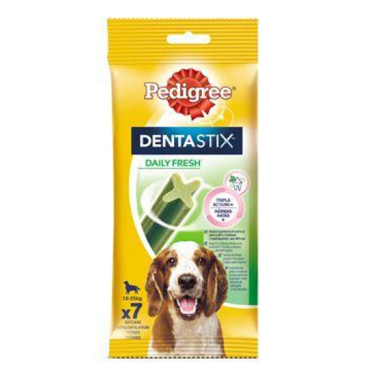 Pedigree Pochoutka Denta Stix Fresh Medium 7ks (180g)