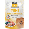 Brit Care dog Kapsička MINI Rabbit & Salmon fillets in gravy 24 x 85 g