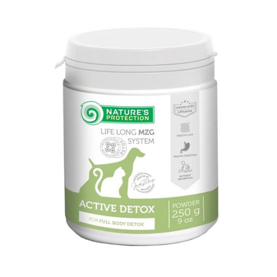 Natures P MicroZeoGen dog & cat adult active detox  250 g