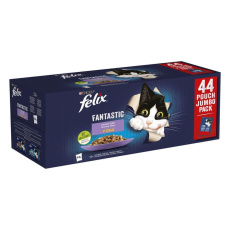 FELIX Fantastic hovädzie kura losos tuniak v želé 44 x 85 g