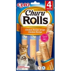 Pamlsok Inaba Churu Rolls cat Kura 4 tuby 40 g