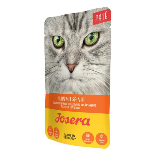 Josera kapsička Cat Paté Huhn mit Spinat 85 g