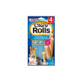 Pamlsok Inaba Churu Rolls cat Kura & Tuniak s hrebenatkou 4 tuby 40 g