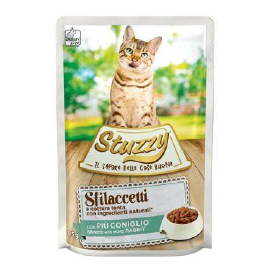 Stuzzy Cat kapsa Adult králík 85g