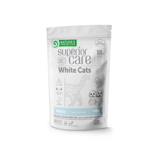 Natures P Superior care white cat GF adult herring all breed 400 g