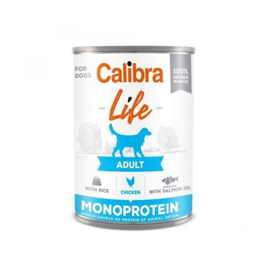 Calibra KONZERVA dog Adult Life Chicken & Rice 6 x 400g