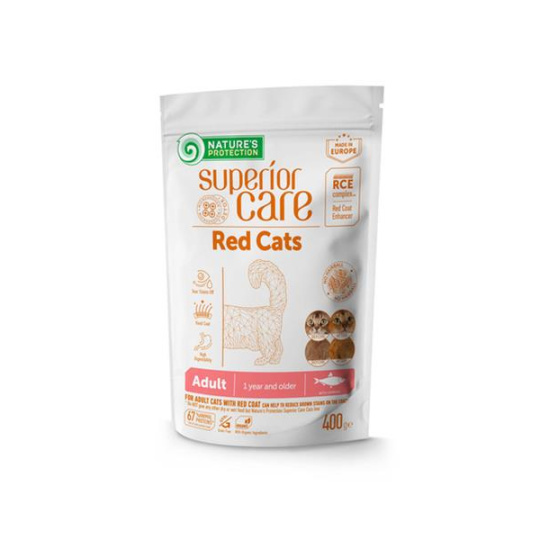 Natures P Superior care red cat GF adult herring all breed 400 g