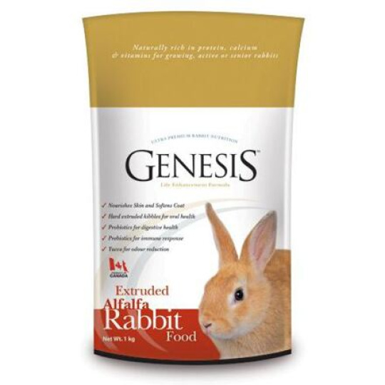 GENESIS RABBIT FOOD ALFALFA 2kg granulované k.pro králíky