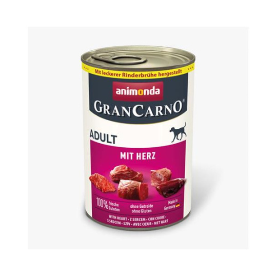 Animonda GRANCARNO® dog adult srdiečka bal. 6 x 400g konzerva