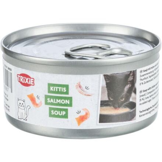 Salmon Soup losos & kuře - tekutý pamlsek pro kočky, (BAL 4 x 80 g)