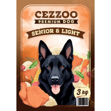 CEZZOO Premium Dog Senior & Light 3kg