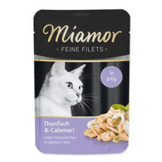 Miamor Cat Filet kapsa tuňák+kalamáry v želé 100g