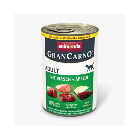 Animonda GRANCARNO® dog adult hovädzie,jeleň,jablko bal. 6 x 400g konzerva