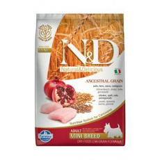 N&D LG DOG Adult Mini Chicken & Pomegranate 7kg