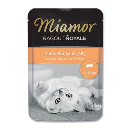 Miamor Cat Ragout Junior kapsa drůbež v želé 100g