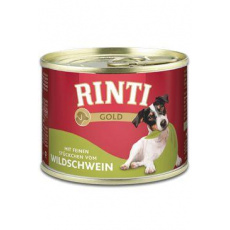 Rinti Dog Gold konzerva divočák 185g