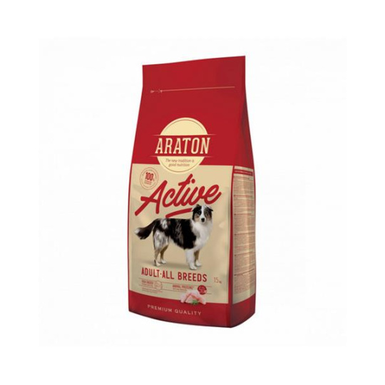 ARATON dog adult active all breed poultry 15 kg