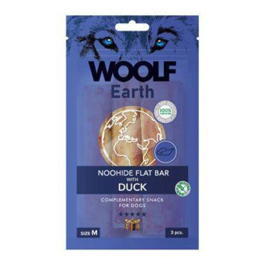 WOOLF pochoutka Earth NOOHIDE M Duck 90g