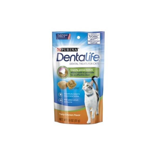 Pamlsok DentaLife cat chicken 8x40 g