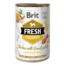 Brit Fresh Dog konz Chicken with Sweet Potato 400g